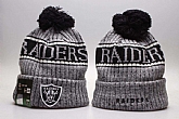 Raiders Gray 2018 NFL Sideline Cold Weather Sport Knit Hat,baseball caps,new era cap wholesale,wholesale hats